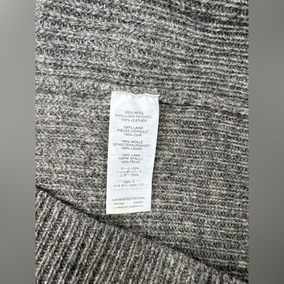 Wallace & Barnes Shetland 100% Wool color Gray brown Suede Shoulder Patch - Picture 7 of 10